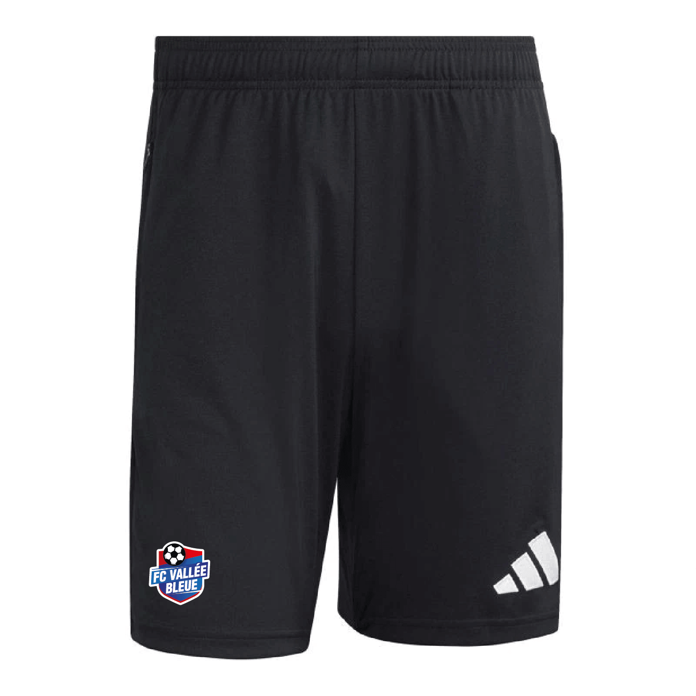 SHORT A POCHE ENTRADA ADIDAS NOIR - FC VALLÉE BLEUE